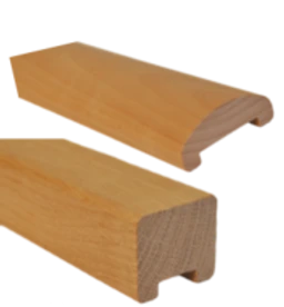 drevený profil s drážkou (L:3000mm), materiál: buk, brúsený povrch bez náteru, balenie: PVC fólia