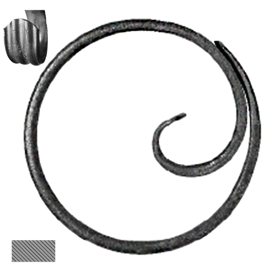 kruh (ø 120mm), 14x6mm, základné rozkutie