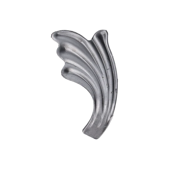 list 100x50 mm, plech 2mm, ľavý