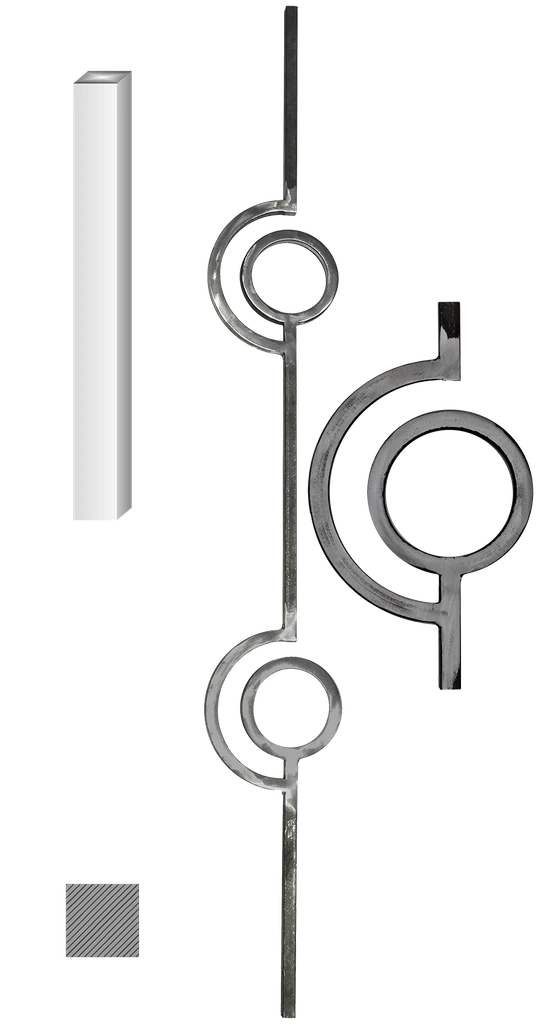 tyč 12x12mm, 138x1000mm