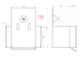 MEDIO-Klasik samonosný systém 98x98x5mm posuvnej brány do 450kg/8,5m otvor (C399M/Fe 1x6m čierny profil, C395M KLASIK 2ks, C396M 1ks, C397M 1ks, C398M 1ks), bežná prevádzka - slide 3