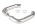 LOCINOX® 3006D hliníková kľučka, materiál: eloxovaný hliník (strieborný), hriadeľ 8x8x60 mm, cena za PÁR - slide 0