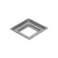 krytka 80x80x17mm s otvorom 41x41mm, odliatok - slide 1