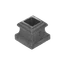 krytka odlievaná 30x30x26mm, otvor 14x14mm