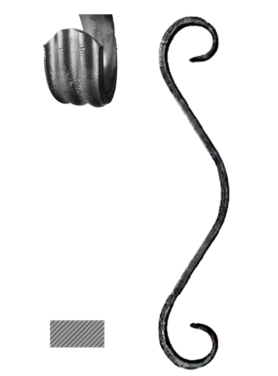 prvok (250x50mm), 12x6mm, základné rozkutie