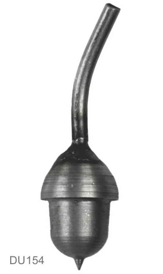 žaluď 26x20mm + stopka 40x3,5mm, materiál oceľ bez povrchovej úpravy
