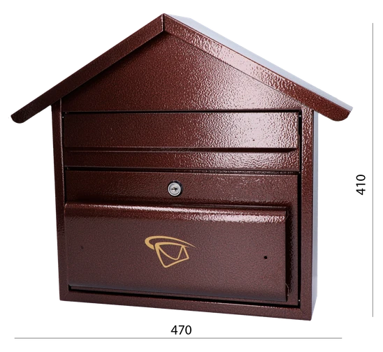 Dopredaj Schránka poštová 470x410x110mm, max. formát listu: C4, medená