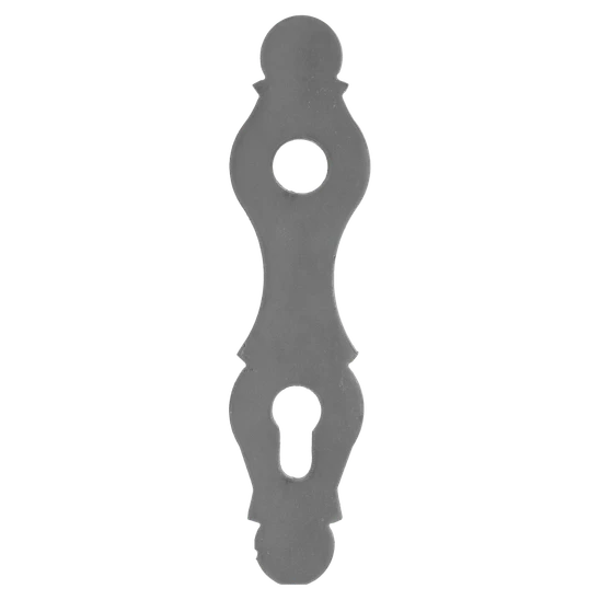 štít s otvormi 210x52x3mm, rozteč 90mm, otvor na kľučku ø20 mm