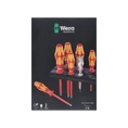 Sada profi elektrikárskych skrutkovačov, výrobca WERA, 0,4x2,5x80mm; 0,6x3,5x100mm; 0,8x4x100mm; 1x5,5x125mm; PZ1x80mm; PZ2x100mm; tester 0.5x3x70mm - slide 0