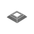 krytka 50x50x16mm s otvorom 21x21mm, odliatok - slide 0
