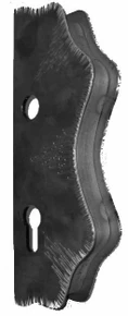 Kazetová zostava pre bránku 250x125x30mm, otvor pre kľučku ø 20mm, na profil 30x30mm, zdobená, pre zámok ZM90/80 - slide 0