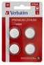 Batérie VERBATIM Lithium CR2032, 3V, 4 kusy v balení, pre diaľkové ovládače: KEY, NICE, WHYEVO