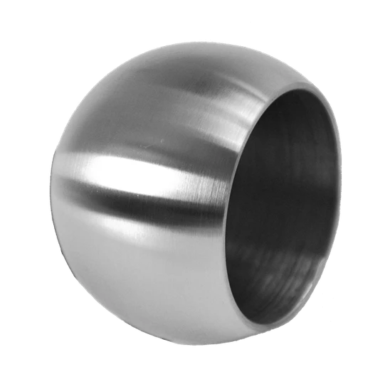 ukončenie madla na trubku ø 42.4mm, brúsená nerez K320 /AISI304
