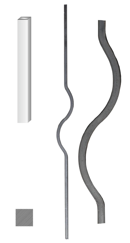tyč 12x12mm, 70x1000mm