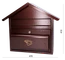 Dopredaj Schránka poštová 470x410x110mm, max. formát listu: C4, medená
