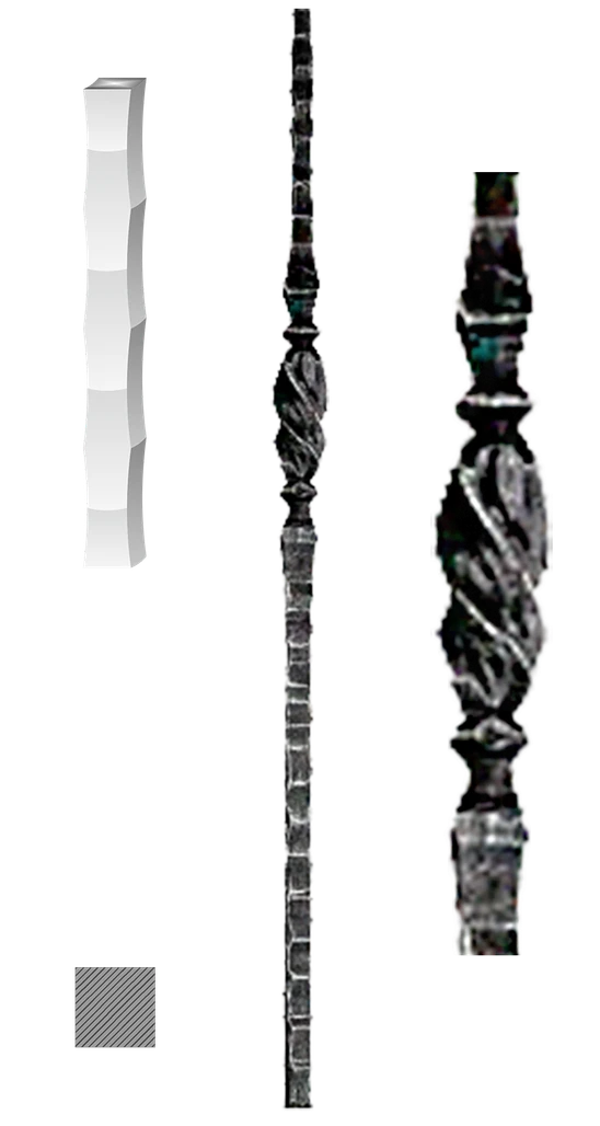 stĺp 25x25, 1300 mm