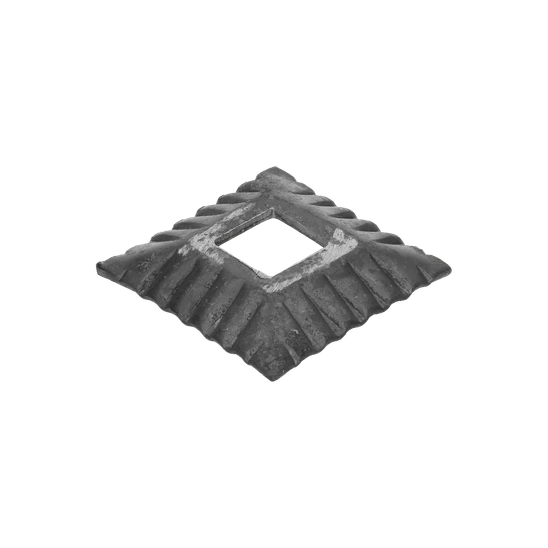 Krytka, 80x80x16/4mm, otvor:26x26mm