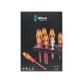 Sada profi elektrikárskych skrutkovačov, výrobca WERA, 0,4x2,5x80mm; 0,6x3,5x100mm; 0,8x4x100mm; 1x5,5x125mm; PH1x80mm; PH2x100mm; tester 0.5x3x70mm - slide 0
