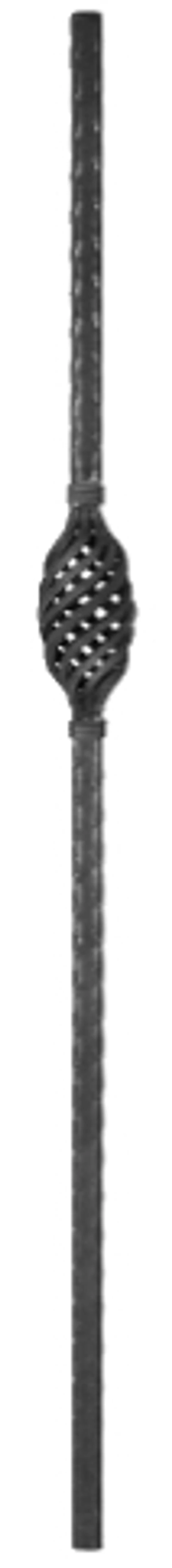 stĺp zabradlia 25x25mm, 1300mm