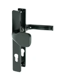 kľučka Al, s pevnou guľou, rozmer štítu 239x31mm, rozteč A-90mm, B-67mm, úprava RAL 9005, s otvorom pre stavebnú vložku,ľavá alebo pravá možnosť osadenia, pár - slide 0