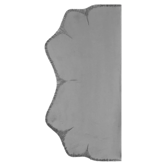 Štít 260x125x3mm bez otvorov, zdobený