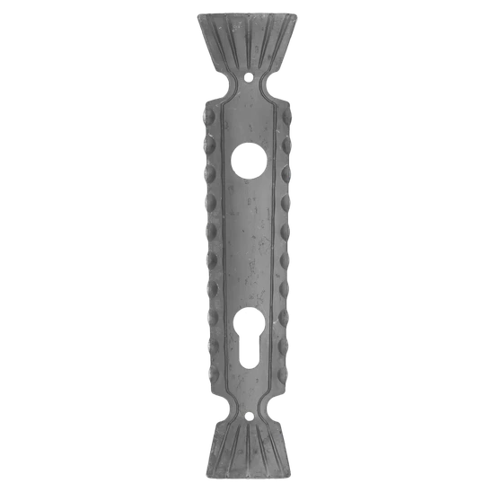 štít s otvormi 260x56x4mm, rozteč 90mm, otvor na kľučku ø20 mm