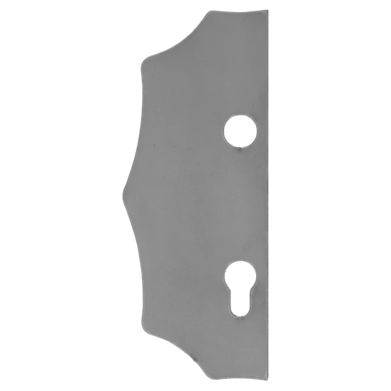 Štít 230x93x3mm s otvormi, rozteč 90mm, otvor pre kľučku ø 19,5mm, hladký, obojstranný (ľavý aj pravý), pre zámok ZM90/80