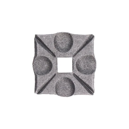 Pätka, 54x54x6mm, otvor:12.5x12.5mm