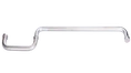 nerezové madlo na dvere (460mm / ø19mm), na sklo 8-12mm, brúsená nerez K320 /AISI304 - slide 0