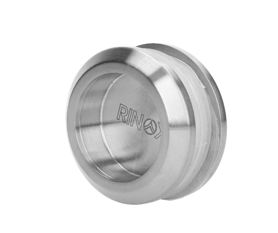 nerezové madlo na dvere (ø 58mm), na sklo 8-12mm, brúsená nerez K320 /AISI304