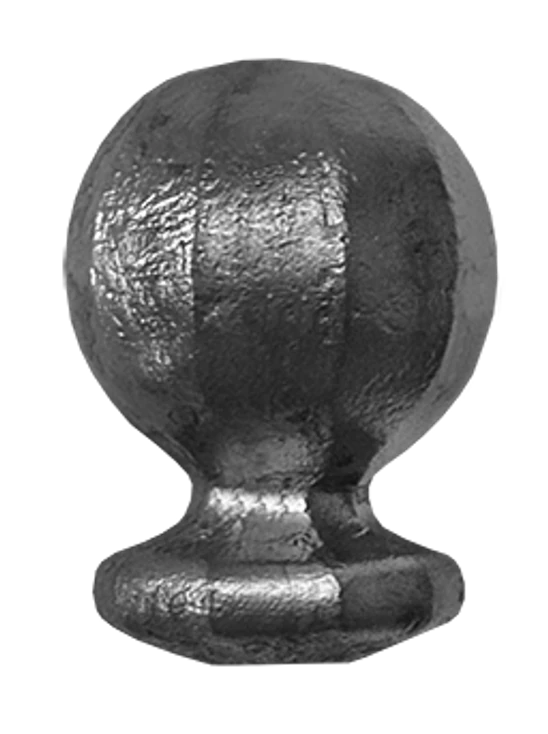 ukončenie-guľa H 74 x L 54mm, podstava ø 48mm