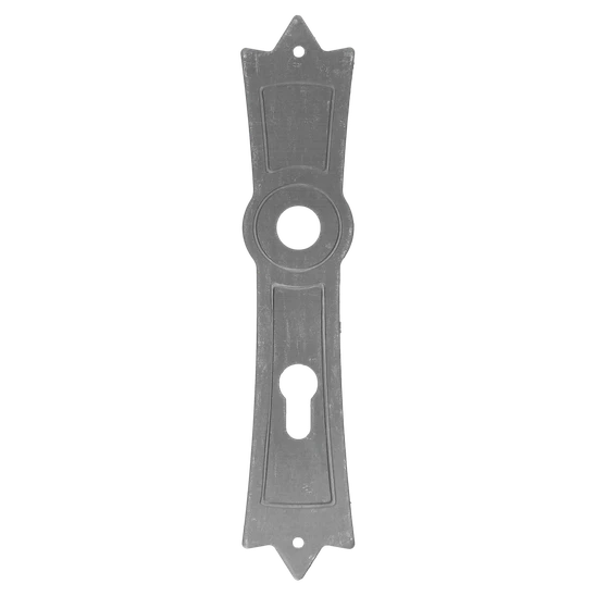 štít s otvormi 260x52x3mm, rozteč 90mm, otvor na kľučku ø20 mm