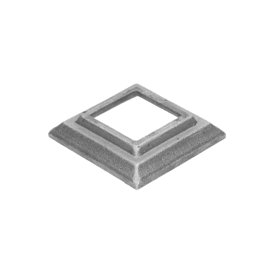 krytka 80x80x17mm s otvorom 41x41mm, odliatok