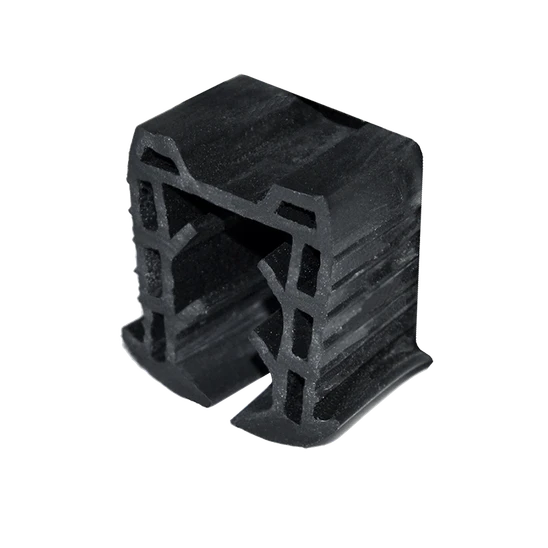 gumené tesnenie pre nerezové madlo s drážkou 24x24mm, pre sklo 12.00-12.76mm (cena za 1 bm)