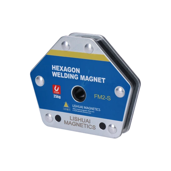 zvárací magnet / zvárací uhol, zaťaženie 25kg, meracie uhly: 30°, 45°, 60°, 75°, 90°, 105°