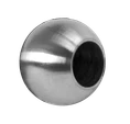 guľa koncová ø 20mm na trubku ø 10mm, otvor ø 10.2mm, brúsená nerez K320 /AISI304 - slide 0
