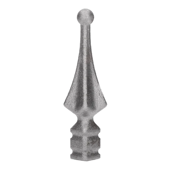 Špic kovaný 125x30mm, rozmer napojenia 20x20mm, bez povrchovej úpravy