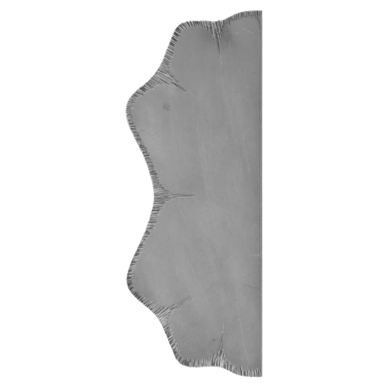 Štít 250x95x3mm bez otvorov, zdobený
