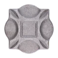 Pätka, 100x100x10mm, bez otvoru - slide 0