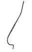 Tyč H-950mm, zdobený profil 12x12mm
