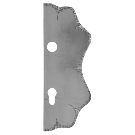 Štít 250x95x3mm s otvormi, rozteč 90mm, otvor pre kľučku ø 20mm, ozdobný, pravý, pre zámok ZM90/80