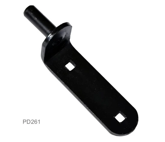 kovanie 150x35x4 mm, ø 14mm, povrch čierny lak