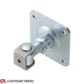 COMBI ARIALDO záves M24 s platňou 100 x 100 mm, otvárateľný 90°, nastaviteľný 1D, čiastočne pozinkovaný - slide 0