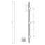 prebíjaná tyč H 2000mm opieskovaná, profil 14x14mm, rozteč dier 140mm, oko 14,5x14,5mm - 14ks