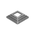 Krytka, 80x80x23mm, diera:31x31mm, odliatok - slide 0