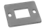 kotviaca platňa (90x90x4mm), otvor: 40.1x40.1mm, bez povrchovej úpravy /AISI304