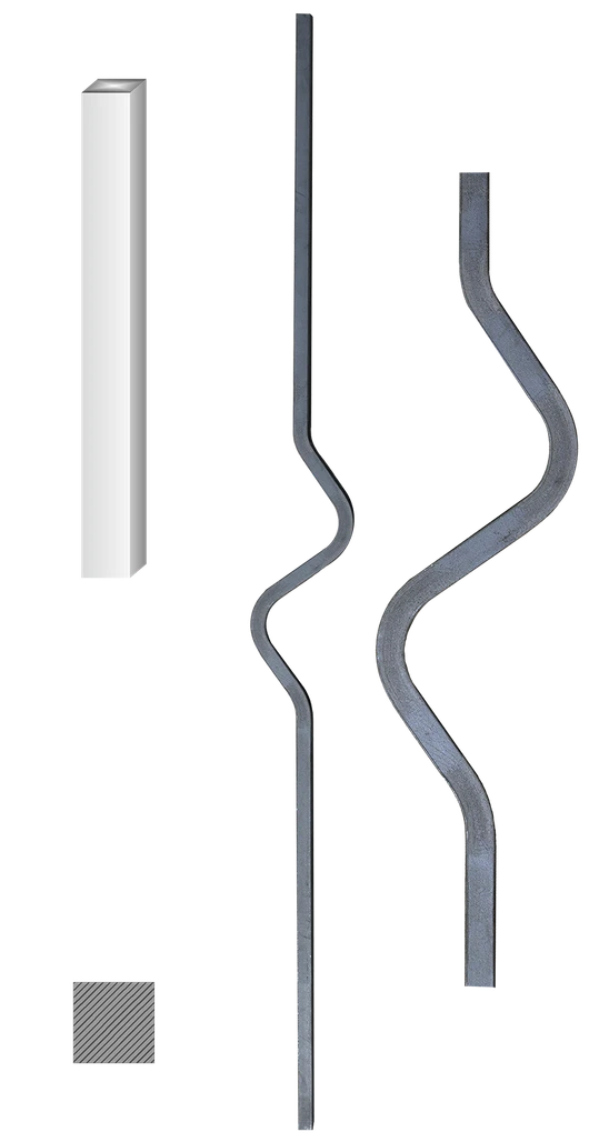 tyč 12x12mm, 90x1000mm