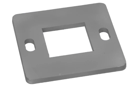 kotviaca platňa (90x90x4mm), otvor: 40.1x40.1mm, bez povrchovej úpravy /AISI304