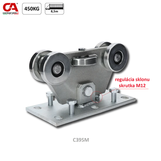 vozík MEDIO KLASIK pre C-profil 98x98x5mm samonosného systému Combi Arialdo posuvných brán 500kg