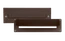 schránkový vhod hnedý 275x90mm, hnedý, max. formát listu: A4